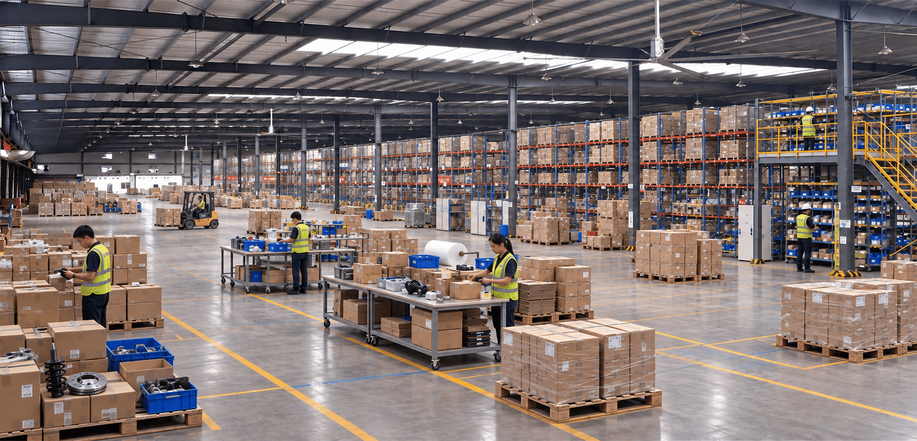 Automotive spare parts warehousing and fulfillment operation